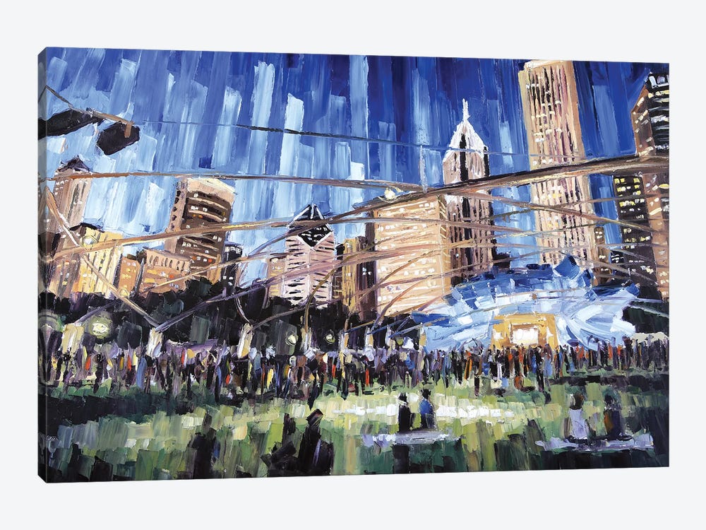 Millennium Park by Roger Disney 1-piece Art Print