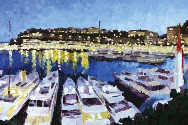 Harbors: Monaco II by Roger Disney