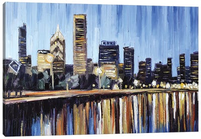 Monroe Harbor Canvas Art Print - Chicago Skylines