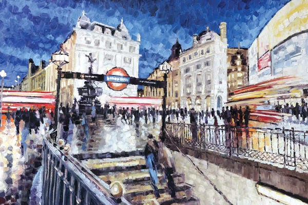 England: Piccadilly Circus I by Roger Disney