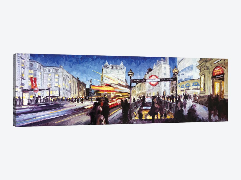 Piccadilly Circus II by Roger Disney 1-piece Canvas Art