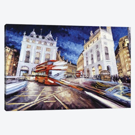 Piccadilly Circus III Canvas Print #RDI57} by Roger Disney Canvas Print