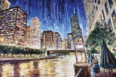 River Esplanade by Roger Disney gallery poster