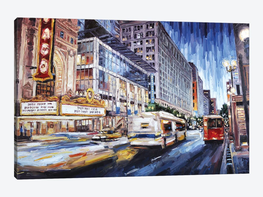 State Street New by Roger Disney 1-piece Canvas Print