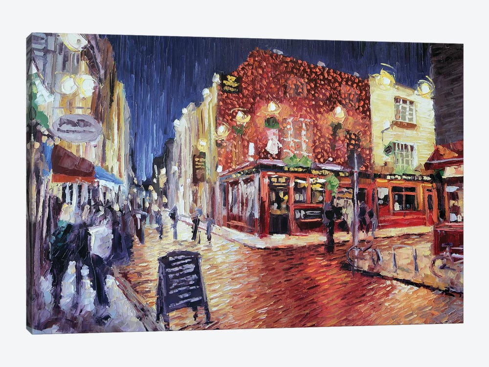 Temple Bar Small by Roger Disney 1-piece Canvas Art Print