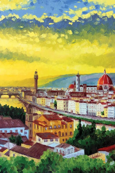 City Sunrises & Sunsets: Florence, Italy by Roger Disney