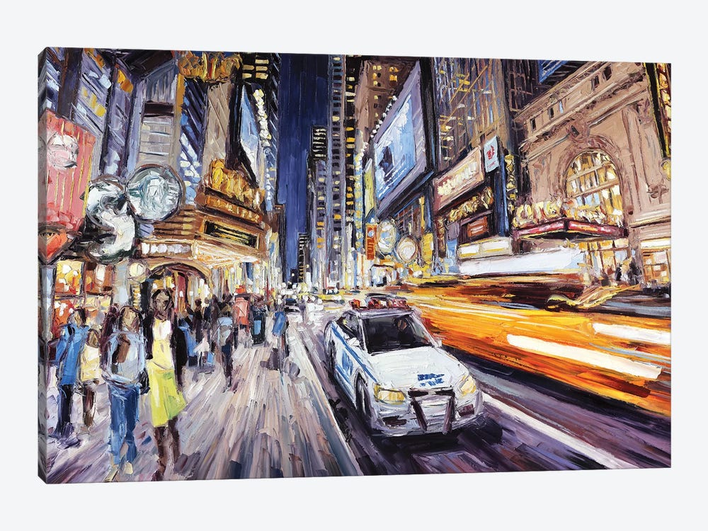 42nd East Of 8th by Roger Disney 1-piece Canvas Art Print