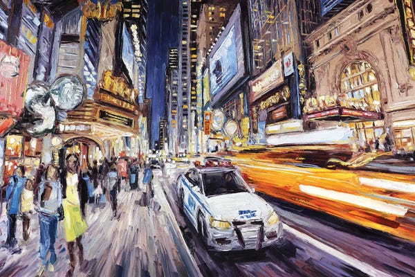 Times Square: 42nd East Of 8th by Roger Disney