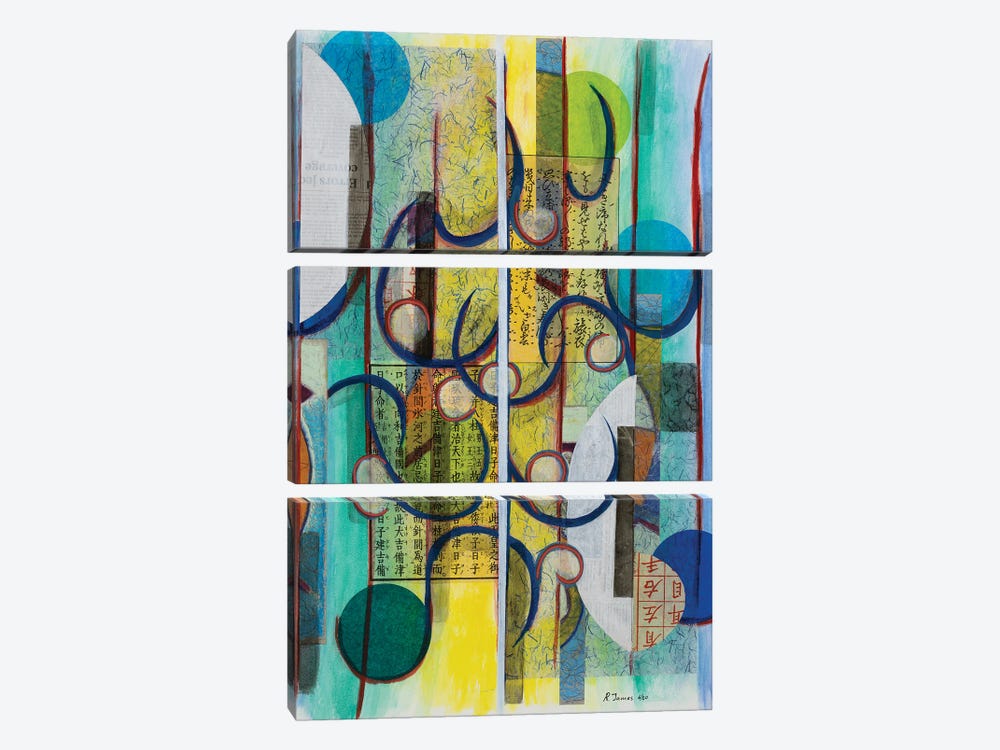 Multiple Parallel Realities by Randall James 3-piece Canvas Artwork