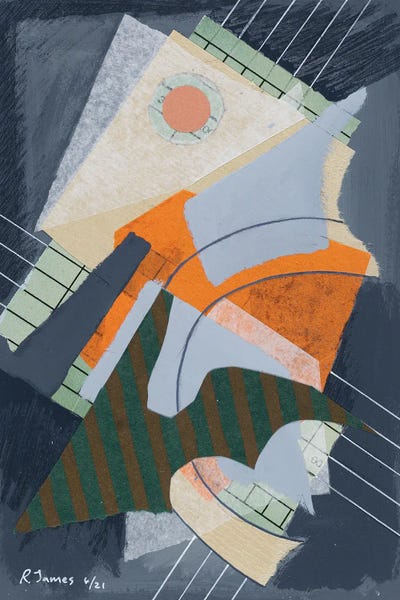 Contemporary Collage: Mixed Media Collage CCXCVIII by Randall James