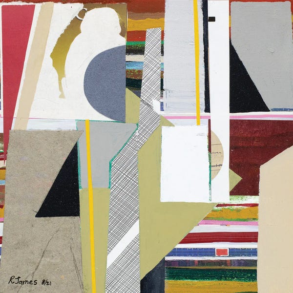 Dining Room: Mixed Media Collage CCCXXIII by Randall James