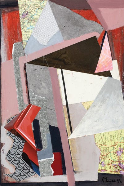 Mixed Media Collage CCCXIX by RJamescollage  multi panel art