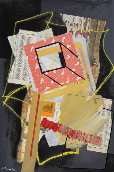 Dining Room: Mixed Media Collage CCLIII by Randall James