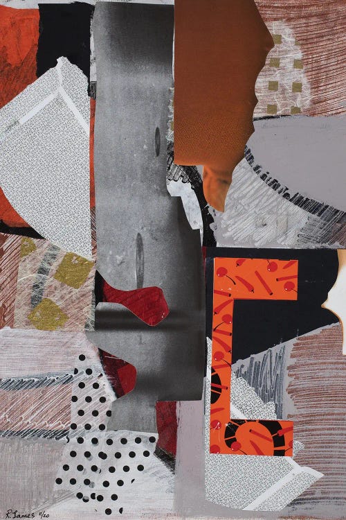 Mixed Media Collage CLXVI by Randall James wall art