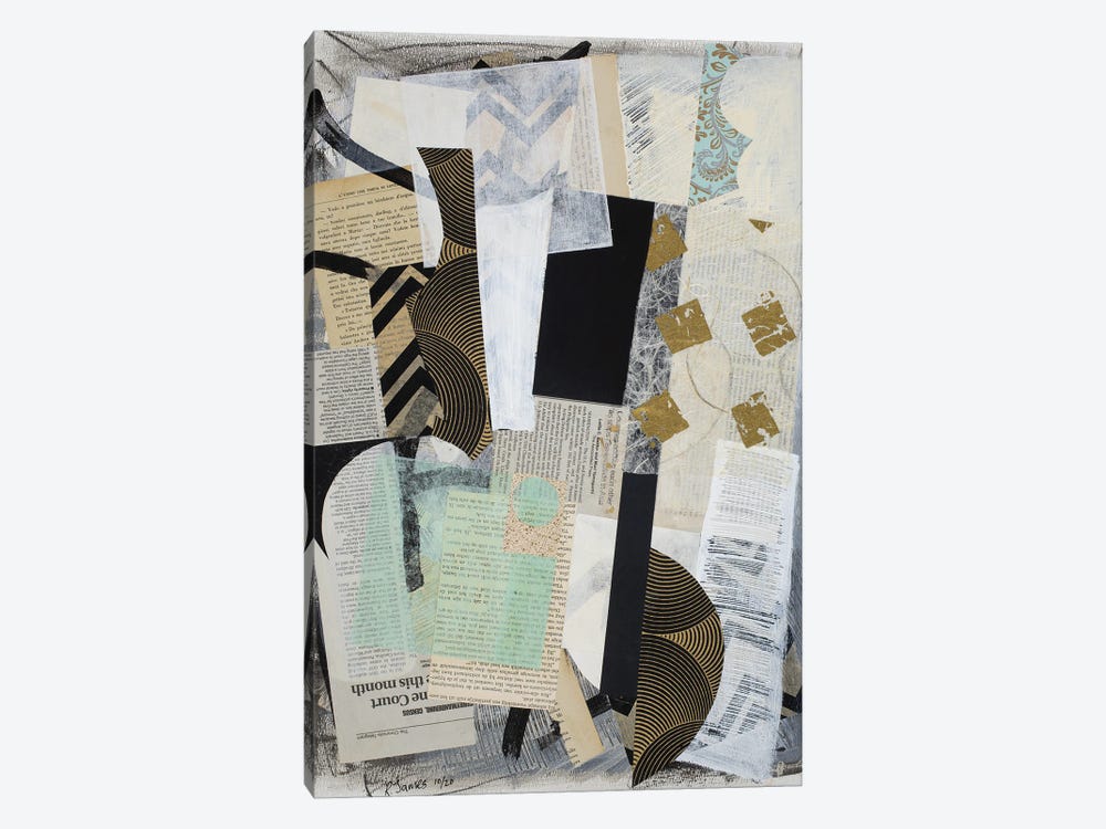 Mixed Media Collage CLVIII by Randall James 1-piece Art Print