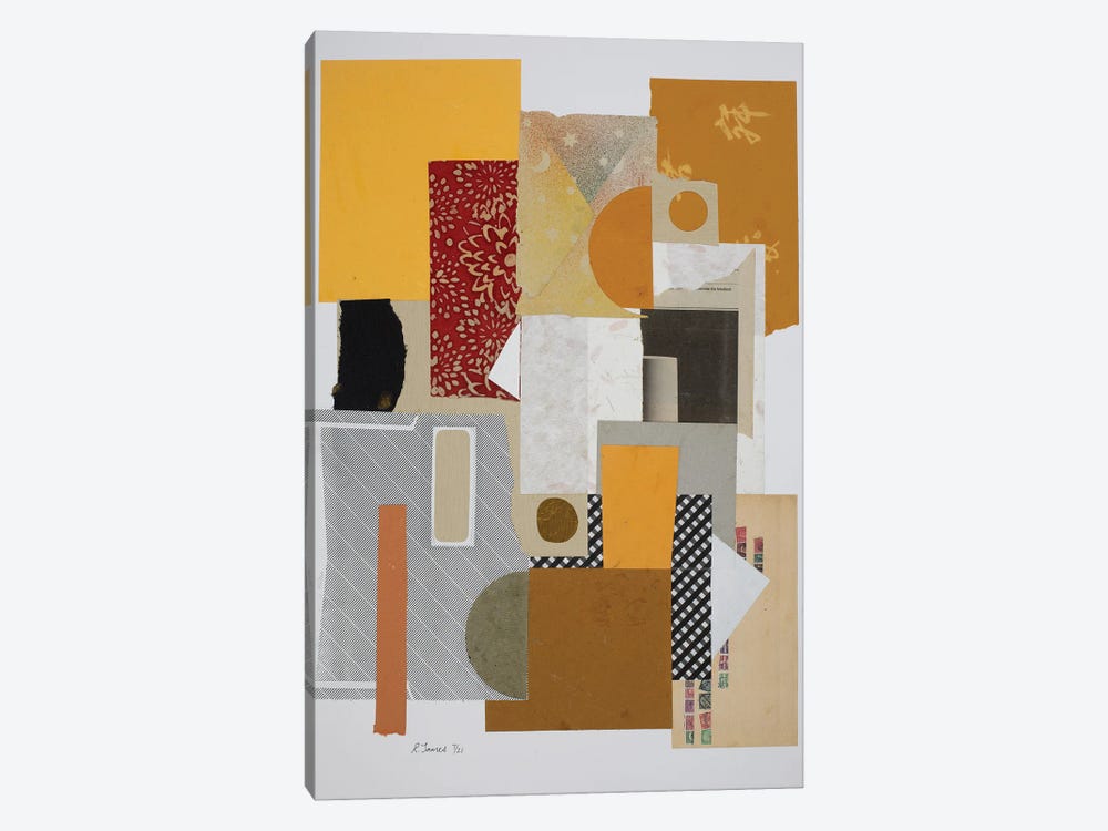 Mixed Media Collage CCCIV by Randall James 1-piece Canvas Print