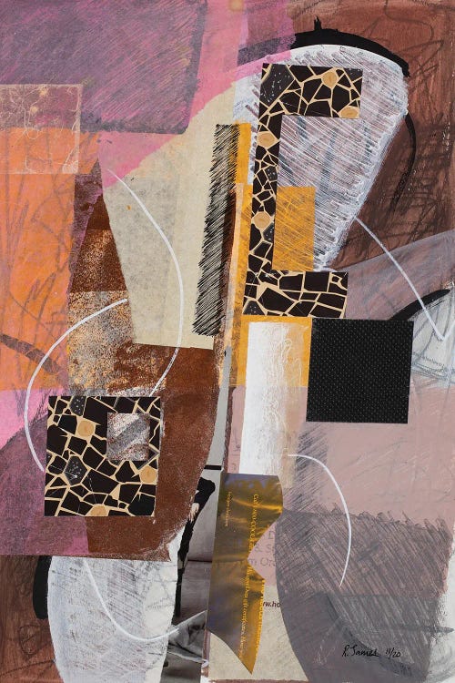 Mixed Media Collage CLXIV by Randall James wall art