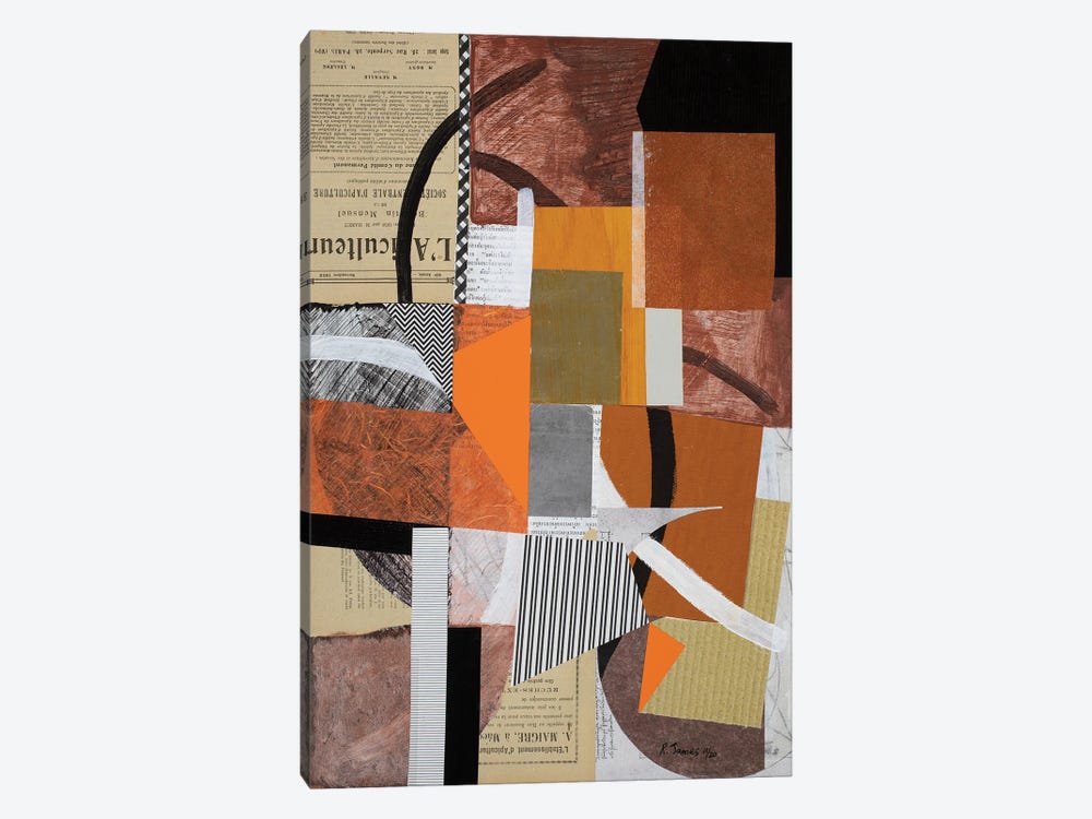 Mixed Media Collage CLXXIII by Randall James 1-piece Canvas Print