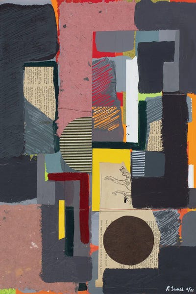 Industrial Office: Mixed Media Collage CCLXXXVIII by Randall James