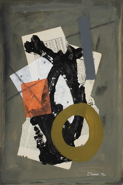 Industrial Office: Mixed Media Collage CCLXI by Randall James