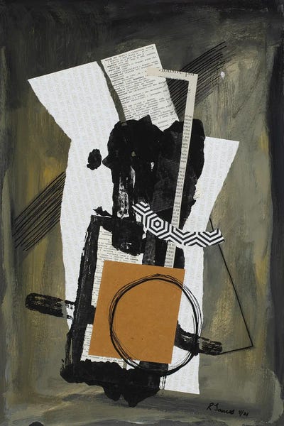 Mixed Media Collage CCLIX by RJamescollage  multi panel art