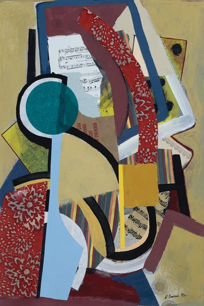 Contemporary Collage: Mixed Media Collage CCLXXII by Randall James