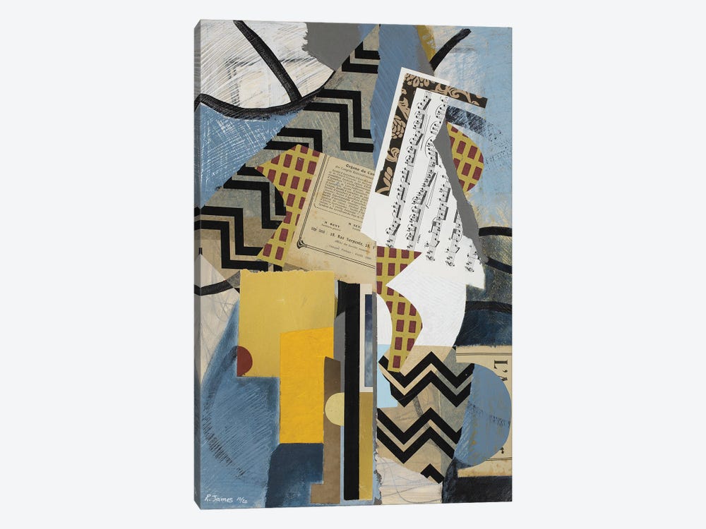 Mixed Media Collage CLXI by Randall James 1-piece Art Print