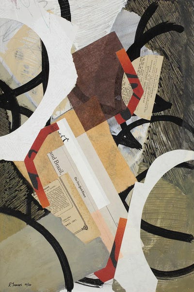 Industrial Office: Mixed Media Collage CLX by Randall James