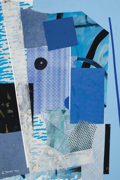 Mixed Media Collage CXLIX by RJamescollage  canvas print