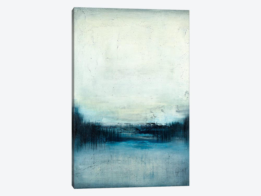 Blue Reflections IV by Radek Smach 1-piece Canvas Art Print