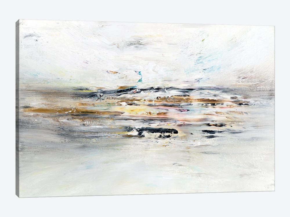 Fruitful Plains Through The Fog by Radek Smach 1-piece Canvas Print