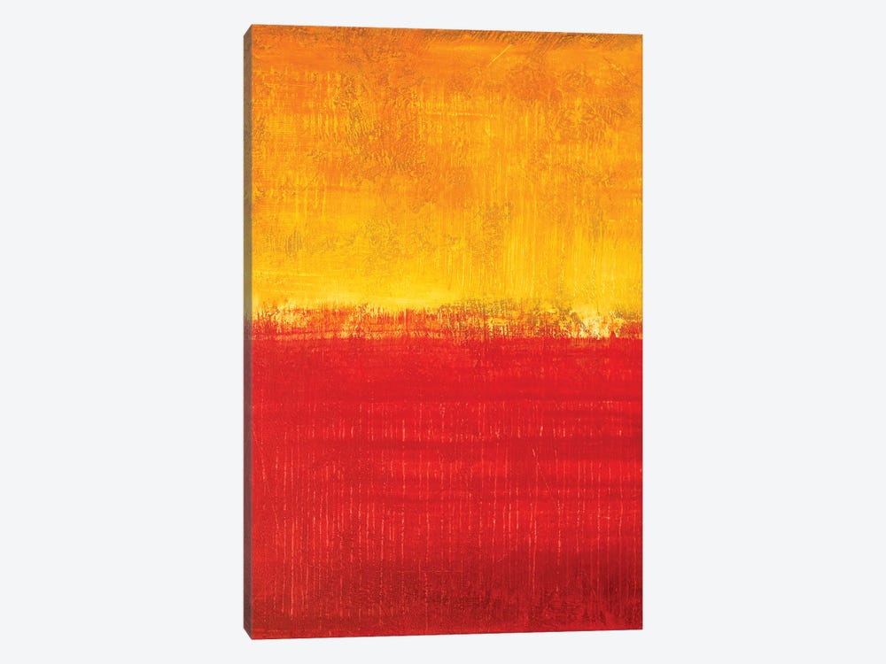 Honey Yellow And Red Sunset by Radek Smach 1-piece Canvas Art Print
