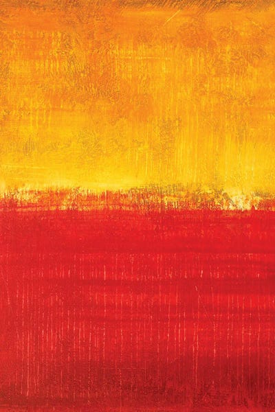 Radek Smach: Honey Yellow And Red Sunset by Radek Smach