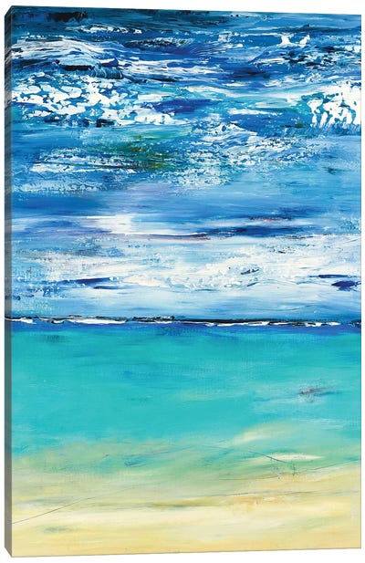 Beach Abstract Canvas Art Print - Radek Smach