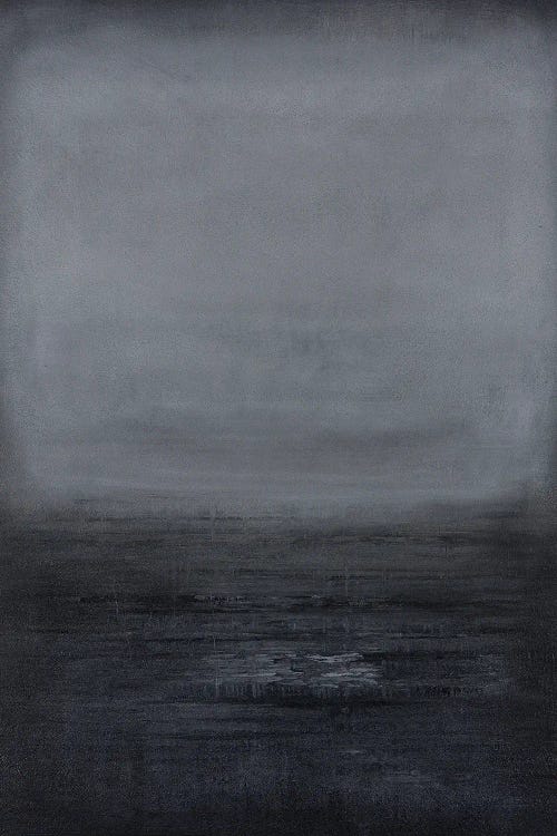 Black/Charcoal Gradient by Radek Smach wall art
