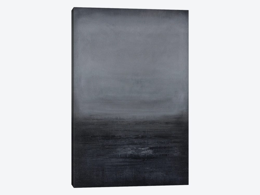 Black/Charcoal Gradient by Radek Smach 1-piece Canvas Art Print