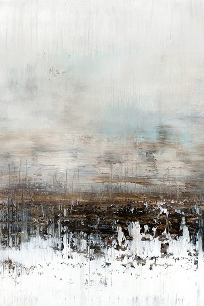 White Dusted Fields by Radek Smach art print