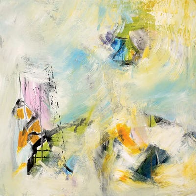 Yellow/Blue Uncovered by Radek Smach acrylic art print