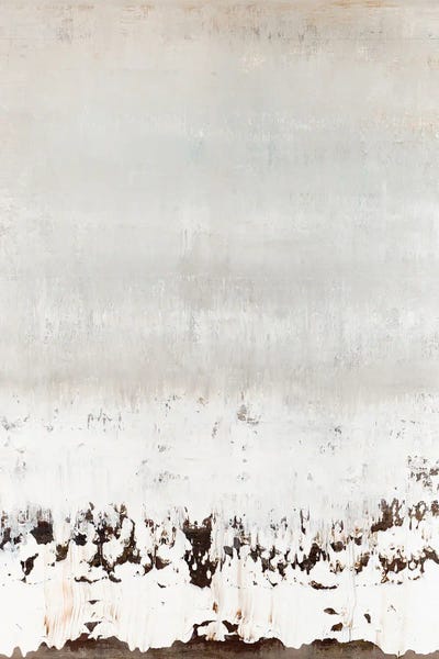 Radek Smach: Weathered White Abstract by Radek Smach