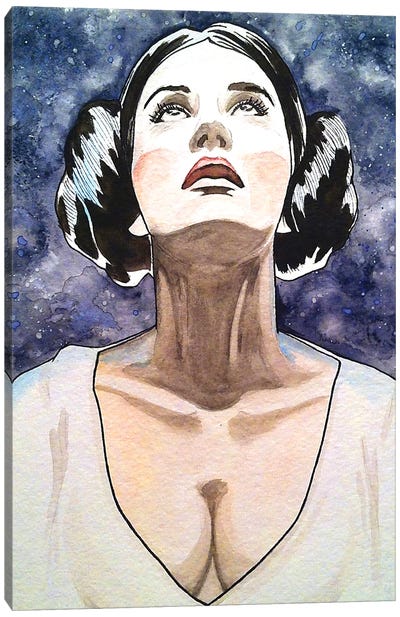 Leia Canvas Art Print - Princess Leia