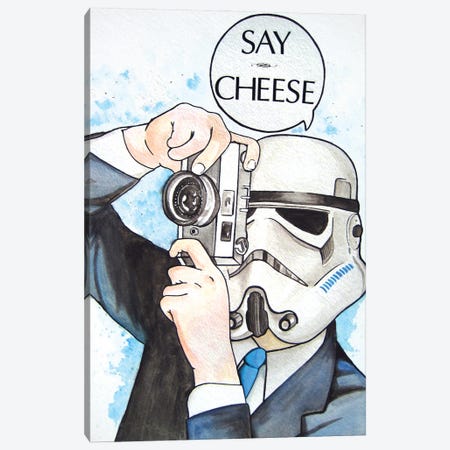 Say Cheese Canvas Print #RDM27} by Random Hills Canvas Wall Art