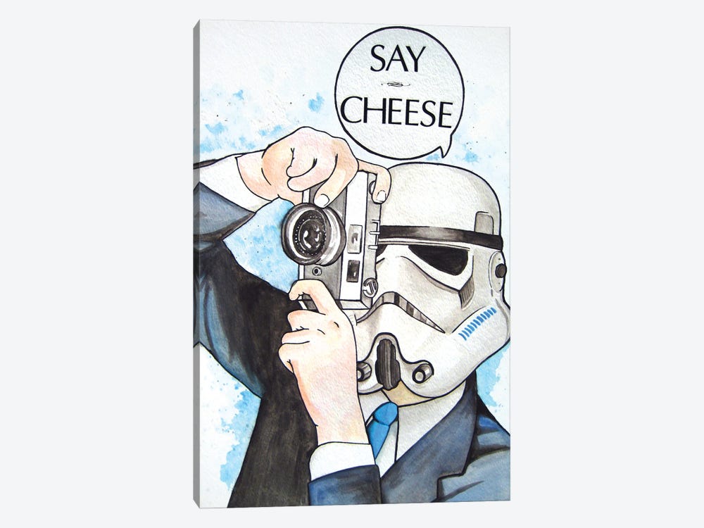 Say Cheese by Random Hills 1-piece Canvas Art Print