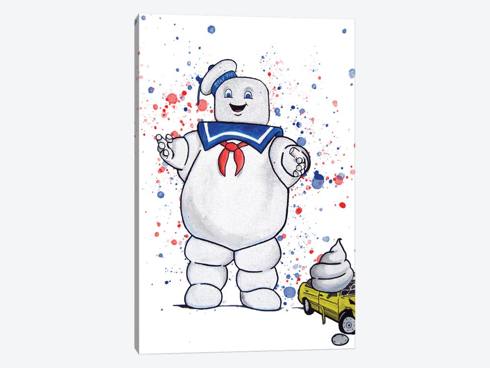 Stay Puft Poops by Random Hills 1-piece Canvas Art Print