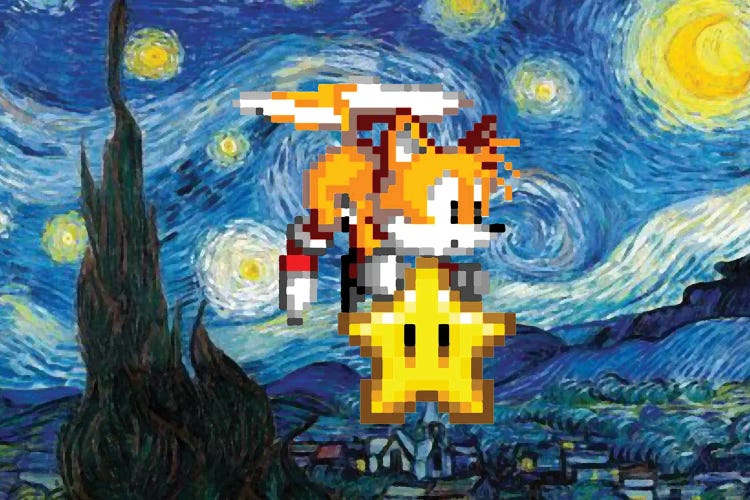 Tails Starry Night