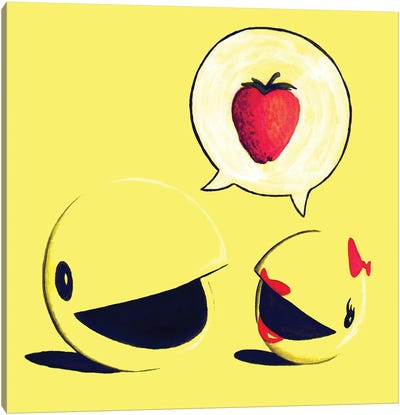 The Pacmans Canvas Art Print - Berry Art