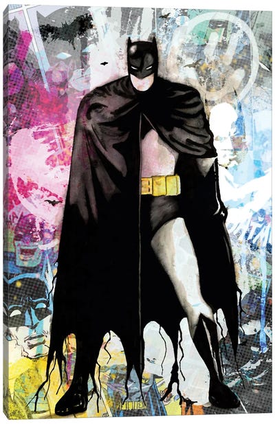 Dark Knight Canvas Art Print - Random Hills