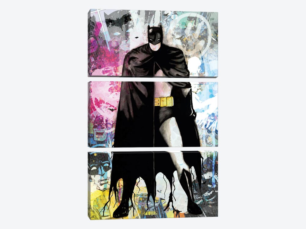 Dark Knight by Random Hills 3-piece Canvas Art Print