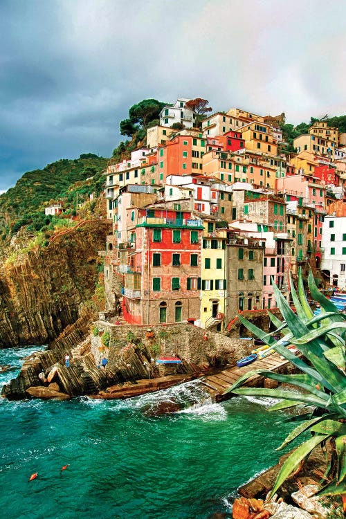 Coastal Town Of Riomaggiore (One Of the Cinque Terre), La Spezia Province, Liguria Region, Italy