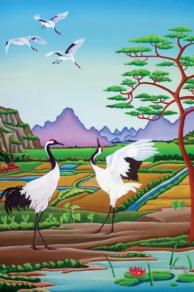 Ponds: Jans Crane by Raul Del Rio