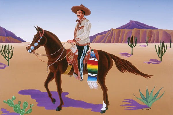 Fine Art Print: El Charro by Raul Del Rio